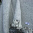 Silver Grey Beehive Pure New Wool Blanket 03