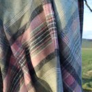Kintyre Green Check Shetland Wool Throw 04