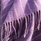 purple pinstripe shetland wool blanket 04