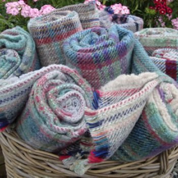 100% Recycled Random Wool Picnic Rugs