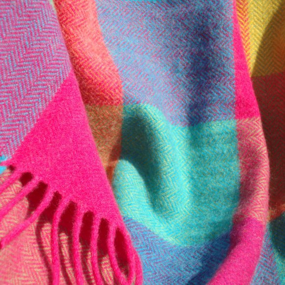 Circus Lambswool Blanket Throw 01