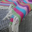 Circus Stripe Lambswool Blanket Throw 02