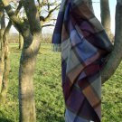 Pateley Damson Merino Lambswool Blanket Throw 06