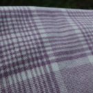 Lilac Check Merino Lambswool Throw 03