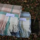 Portree Rose Natural Check Merino Throw 05