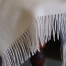 Natural Cream Plain Alpaca Blanket Throw 05