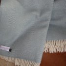 Duck Egg Pure New Wool Blanket Throw 04