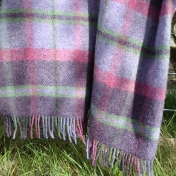 Dundrennan Plaid Pure Wool Blanket