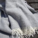 Grey Illusion Pure New Wool Blanket 03