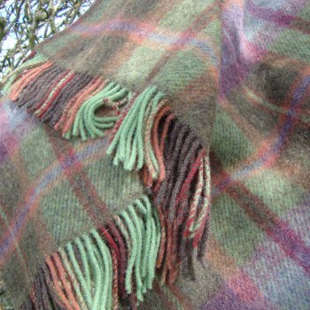 Kirkennan Plaid Pure Wool Blanket