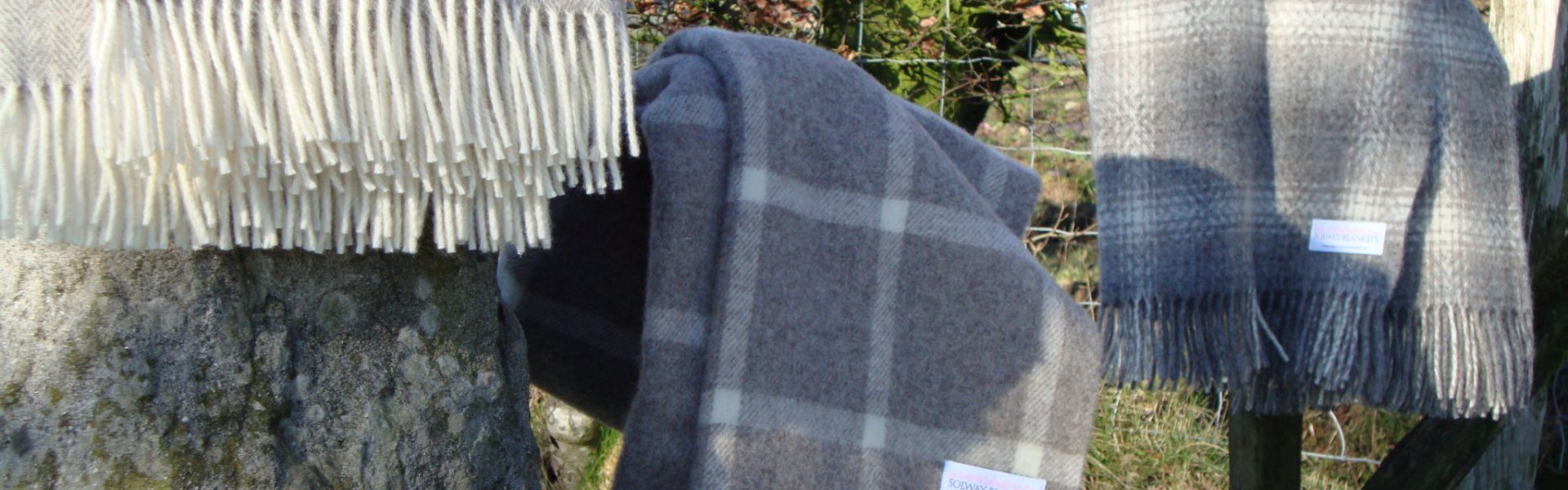 Natural Beige Herringbone Pure New Wool Blanket Throw 06