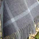 Natural Brown Ombre Pure New Wool Blanket Throw 02