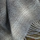 Natural Brown Ombre Pure New Wool Blanket Throw 02