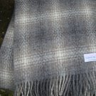 Natural Brown Ombre Pure New Wool Blanket Throw 04