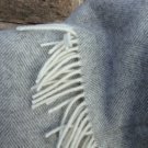 Natural Grey Herringbone Undyed Wool Blanket Throw 04