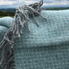 Spearmint Illusion Pure New Wool Blanket 02
