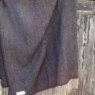 Vintage Herringbone Pure New Wool Blanket Throw 06