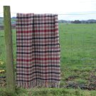 Burnside Check Pure New Wool Blanket 02