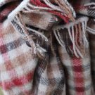 Burnside Check Pure New Wool Blanket 05