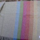 Rainbow Harley Shetland Wool Blanket Throw 02