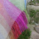 Rainbow Harley Shetland Wool Blanket Throw 05