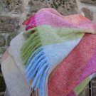 Rainbow Harley Shetland Wool Blanket Throw 06