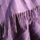 purple pinstripe shetland wool blanket 02