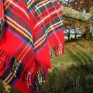 Royal Stewart Tartan Pure New Wool Rug Blanket 02