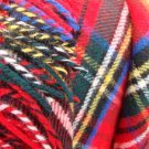 Royal Stewart Tartan Pure New Wool Rug Blanket 03