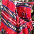 Royal Stewart Tartan Pure New Wool Rug Blanket 05
