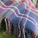 Morello Cherry Tartan Pure New Wool Blanket 03