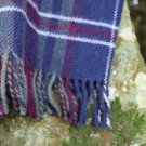 Morello Cherry Tartan Pure New Wool Blanket 04