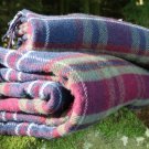 Morello Cherry Tartan Pure New Wool Blanket 05