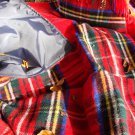 Royal Stewart Tartan Pure New Wool Waterproof Picnic Blanket 03