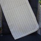 Silver Grey Chevron Cotton Blanket Throw 04