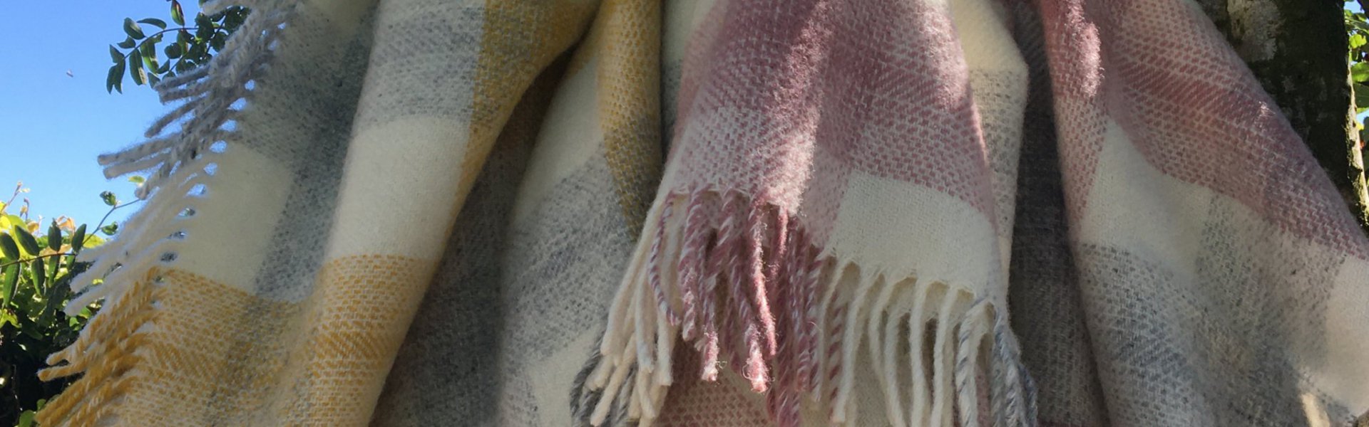 meadow check pure new wool blankets lifestyle 01