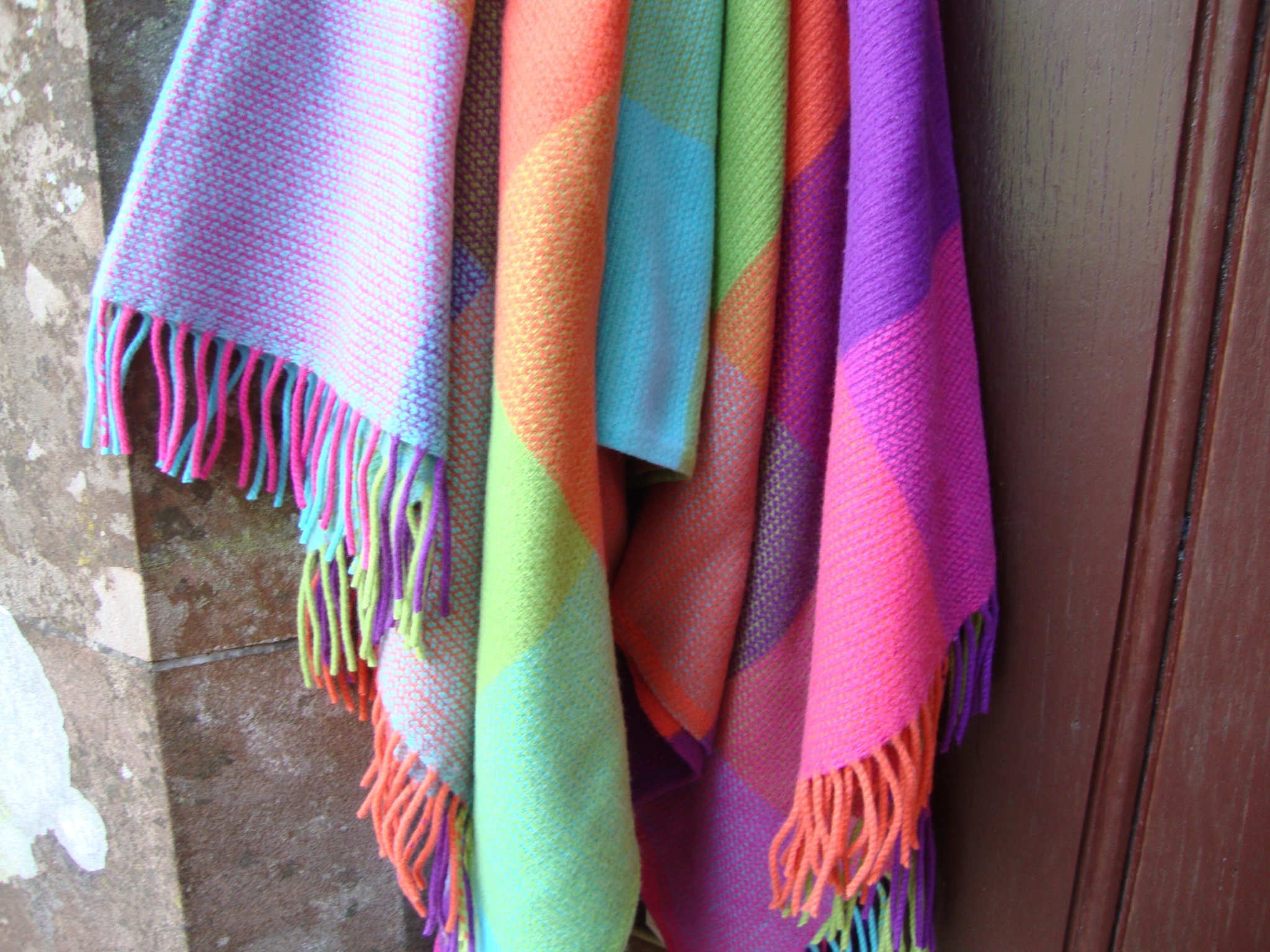 Purple cashmere throw hotsell