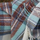 Murrayfield Cashmere Merino Aqua Plaid Throw 02