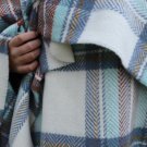 Murrayfield Cashmere Merino Aqua Plaid Throw 05