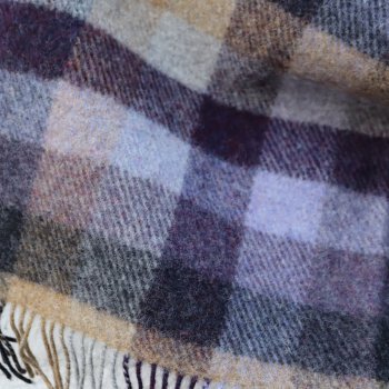 Ellisland Check Pure Wool Knee Blanket