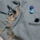 Blue Diamond Merino Baby Blanket 02