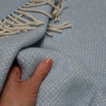 Connor Blue Cashmere Baby Blanket
