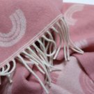 Rainbow Pink Merino Baby Blanket 03