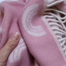 Rainbow Pink Merino Baby Blanket 05