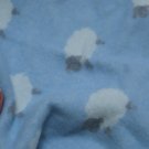 Sheep Blue Merino Baby Blanket 03