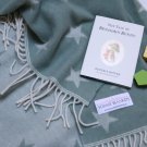 Star Seagreen Merino Baby Blanket 03
