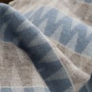 Blue Mist Snowdonia Pure New Wool Blanket Throw 02