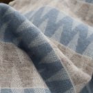 Blue Mist Snowdonia Pure New Wool Blanket Throw 02