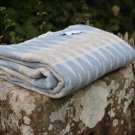 Blue Mist Snowdonia Pure New Wool Blanket Throw 05