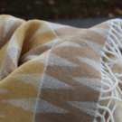 Desert Sand Snowdonia Pure New Wool Blanket Throw 02